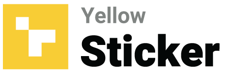 Yellow sticker